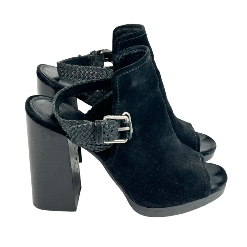 VGUC- Frye ‘Karissa Braided Shield Sling’ Block Heel Sandal
